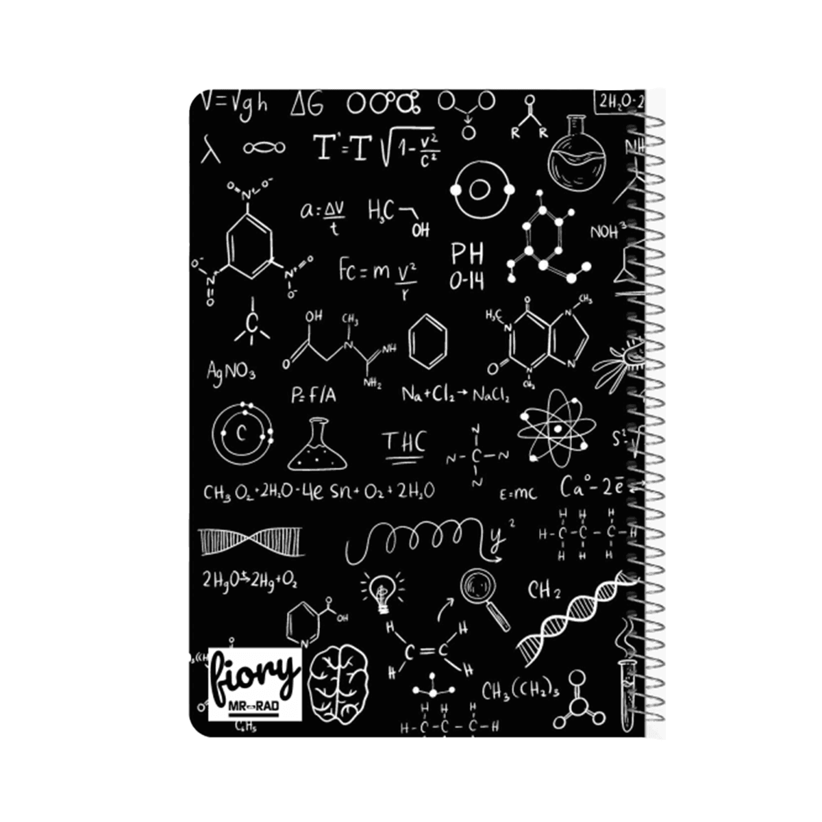 دفتر مشق 50 برگ مستر راد مدل دفتر شیمی کد 1716