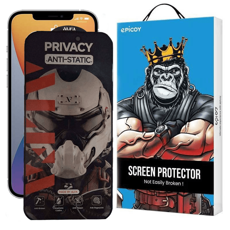 محافظ صفحه نمایش حریم شخصی گوشی اپل iPhone 12 اپیکوی مدل Alpha