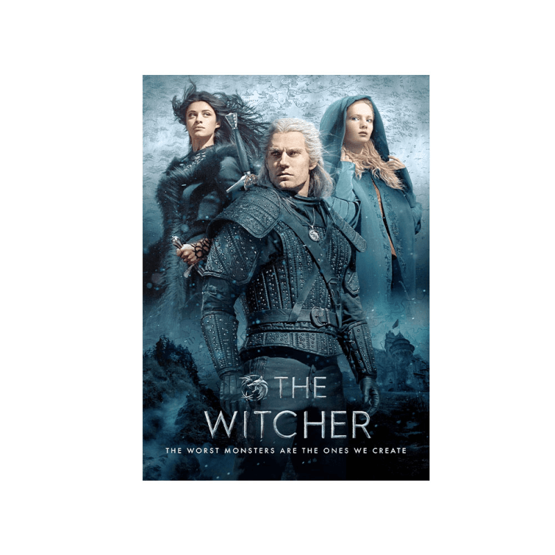 متال پوستر گیمینگ طرح The Witcher کد PCD-MB1017