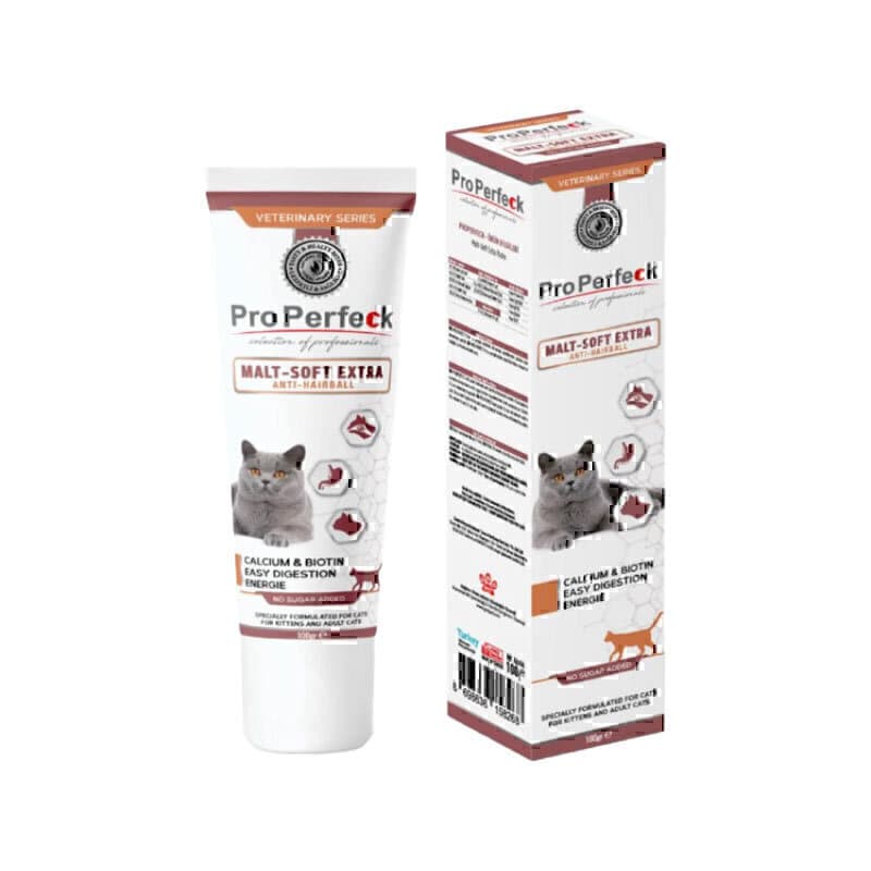 خمیر مالت همراه با مولتی ویتامین گربه پروپرفک وزن 100 گرم