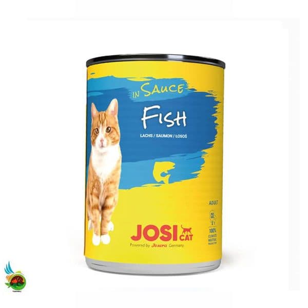 کنسرو جوسی کت طعم ماهی در سس Josicat fish in sauce وزن ۴۰۰ گرم