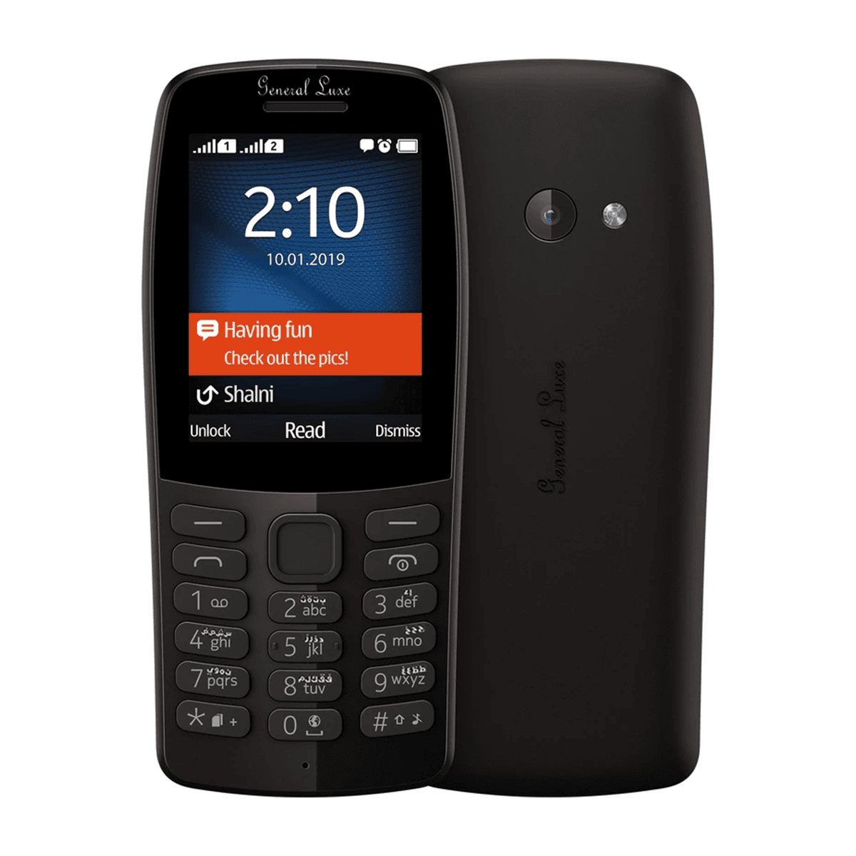 گوشی موبایل جنرال لوکس مدل 210 دو سیم کارت