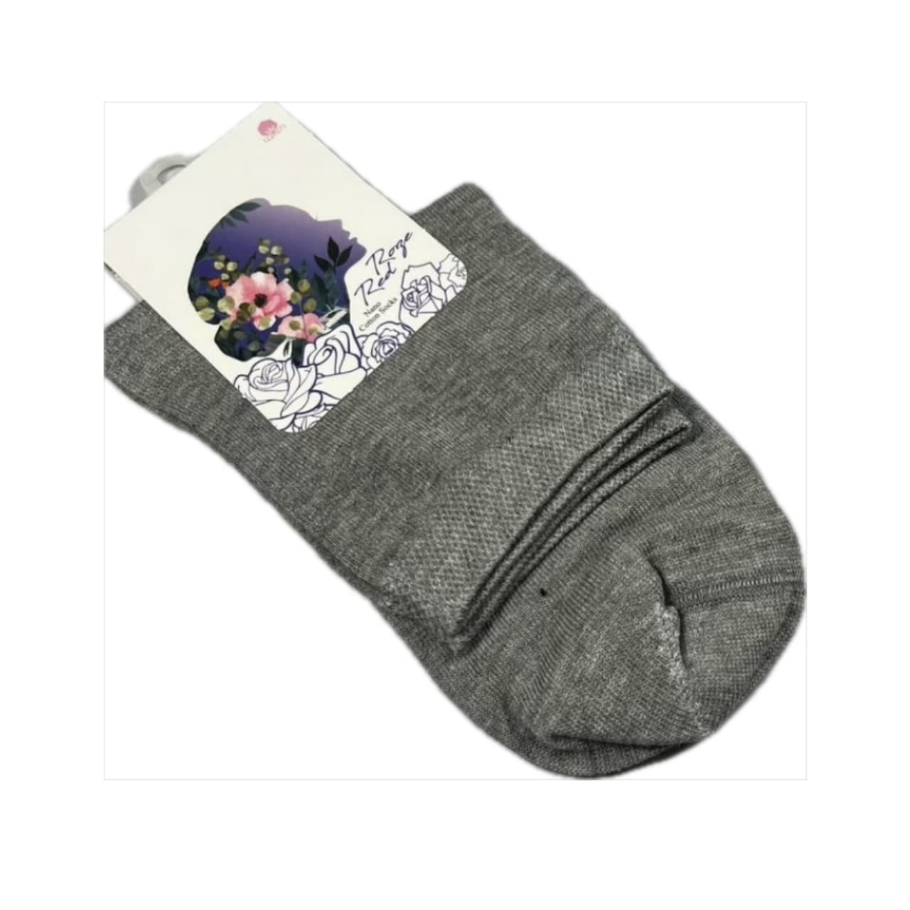 جوراب زنانه نیم ساق دیاکو نانو کد 4 - رنگ طوسی