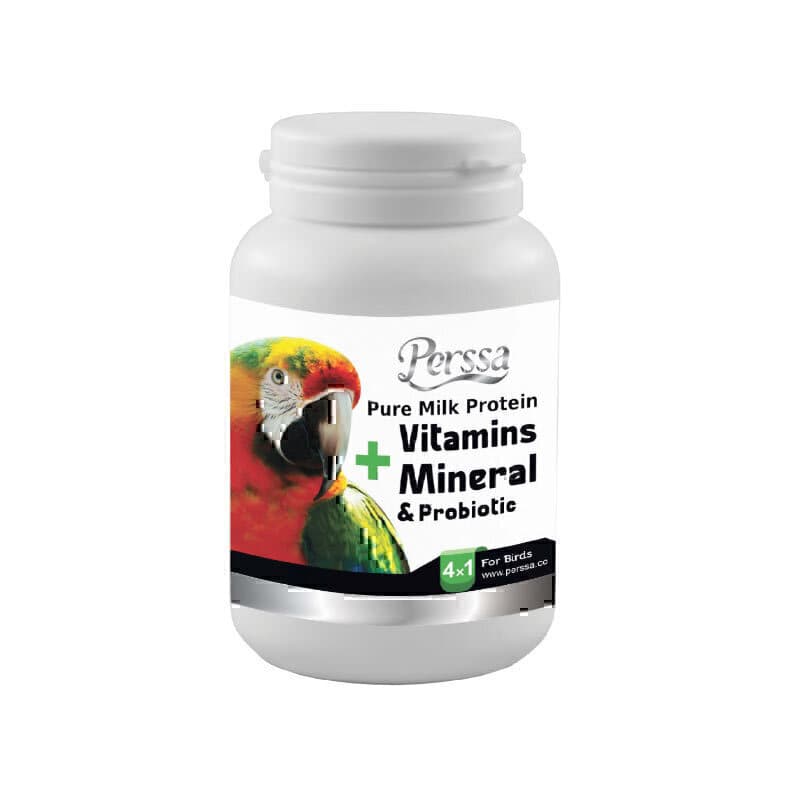 پودر مینرال و مولتی ویتامین پرندگان پرسا Persa Vitamins & Mineral Powder وزن 200 گرم