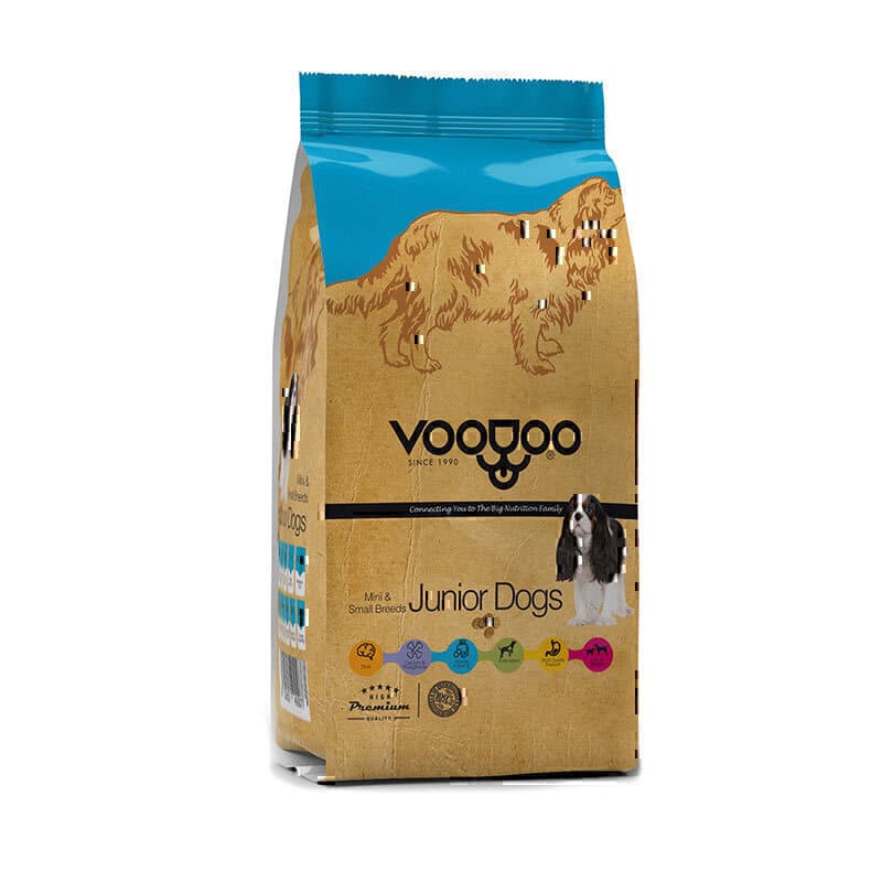غذای خشک توله سگ وودو VooDoo Mini & Small Junior وزن 3 کیلوگرم