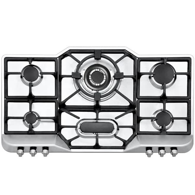 اجاق گاز صفحه‌ای شش شعله استیل البرز مدل S-6901