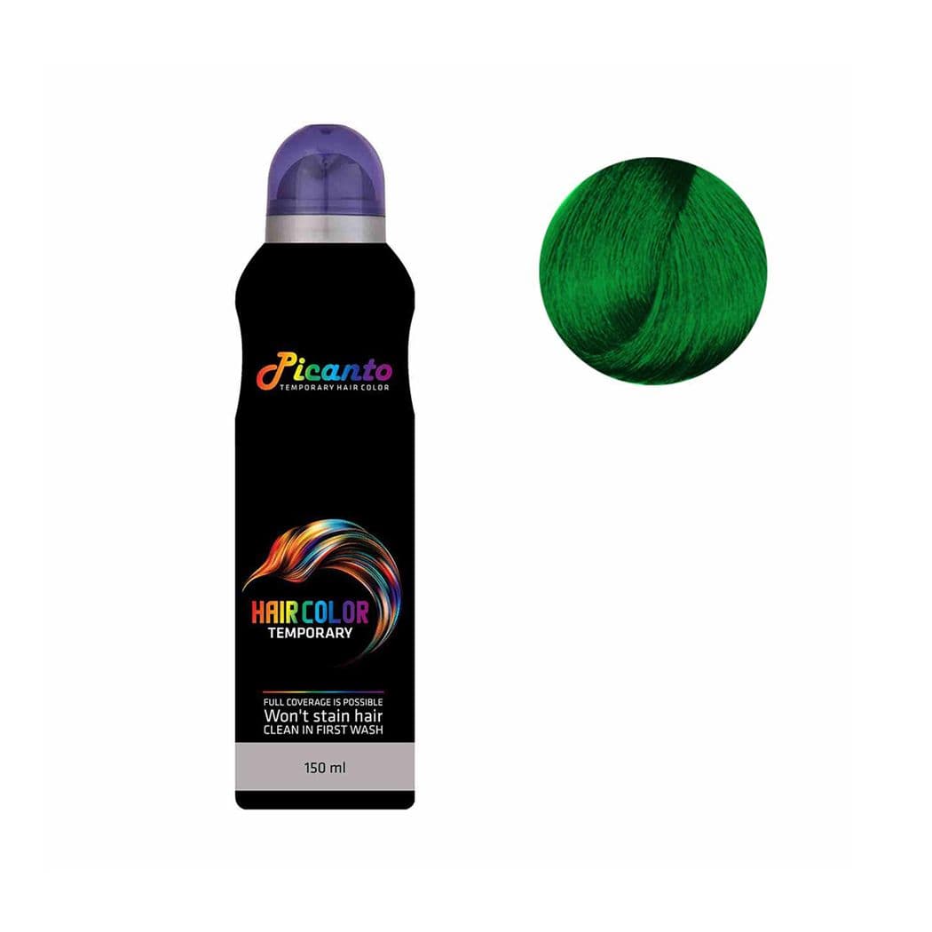 اسپری رنگ موی موقت پیکانتو شماره 12 حجم 150 میلی لیتر - سبز تیره