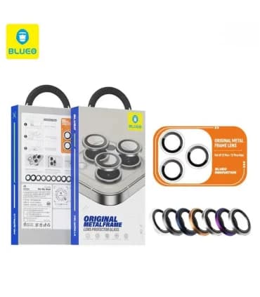 گلس لنز ایفون 17 پرومکس بلو Blueo METAL FRAME Lens iPhone 17 Pro max