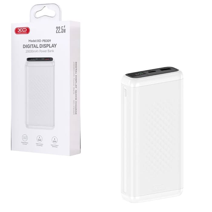 پاوربانک ایکس او ظرفیت 20000 میلی آمپر ساعت مدل XO-PB309