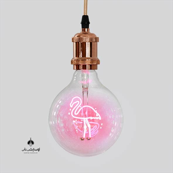 لامپ ادیسونی g 125 pink bird