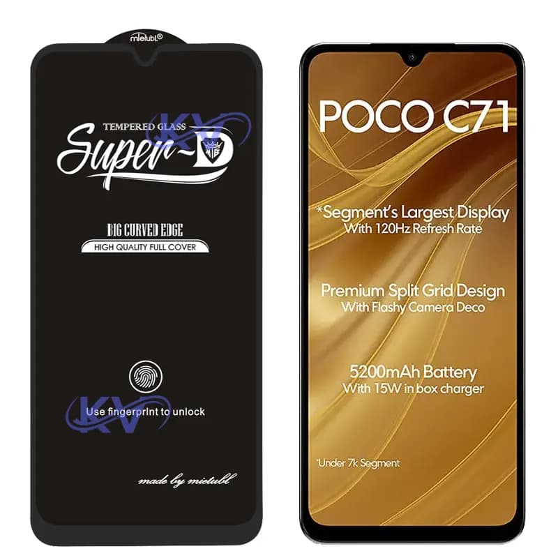 گلس میتوبل Super D گوشی Xiaomi Poco C71