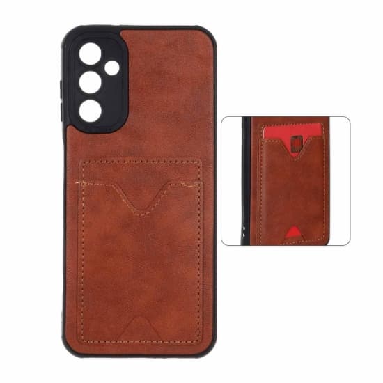 قاب گوشی موبایل طرح چرم جاکارتی دوخت دار