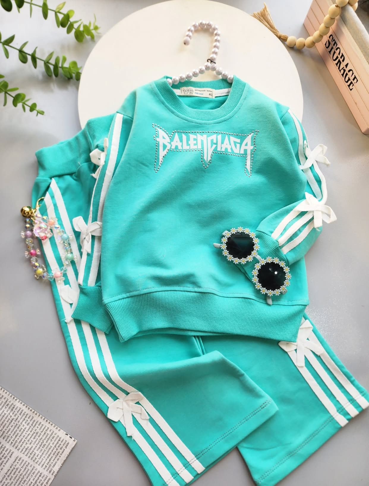 ست بلوز و شلوار دخترانه بالنسیاگا