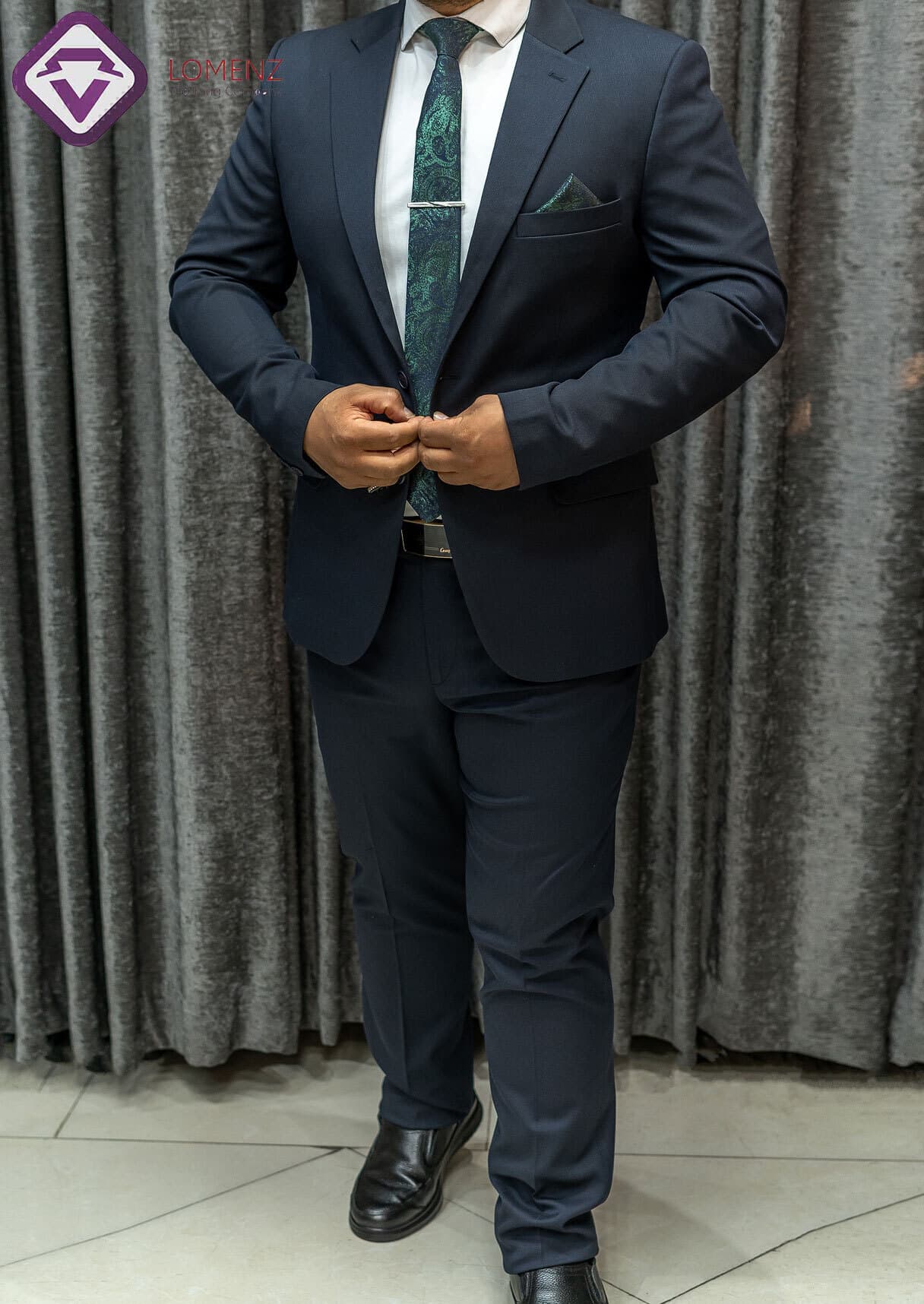 کت و شلوار راه راه کبریتی سیوان کد 03