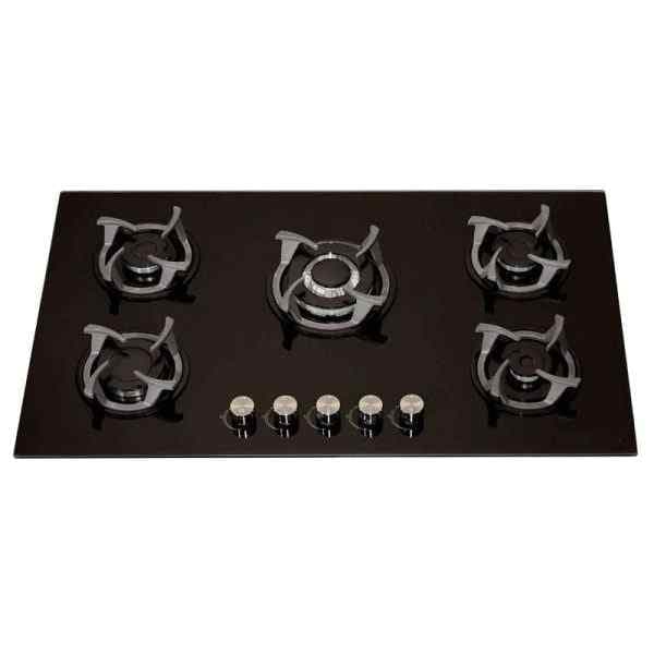 اجاق گاز صفحه ای شیشه ای دنپاسر مدل خورشیدی