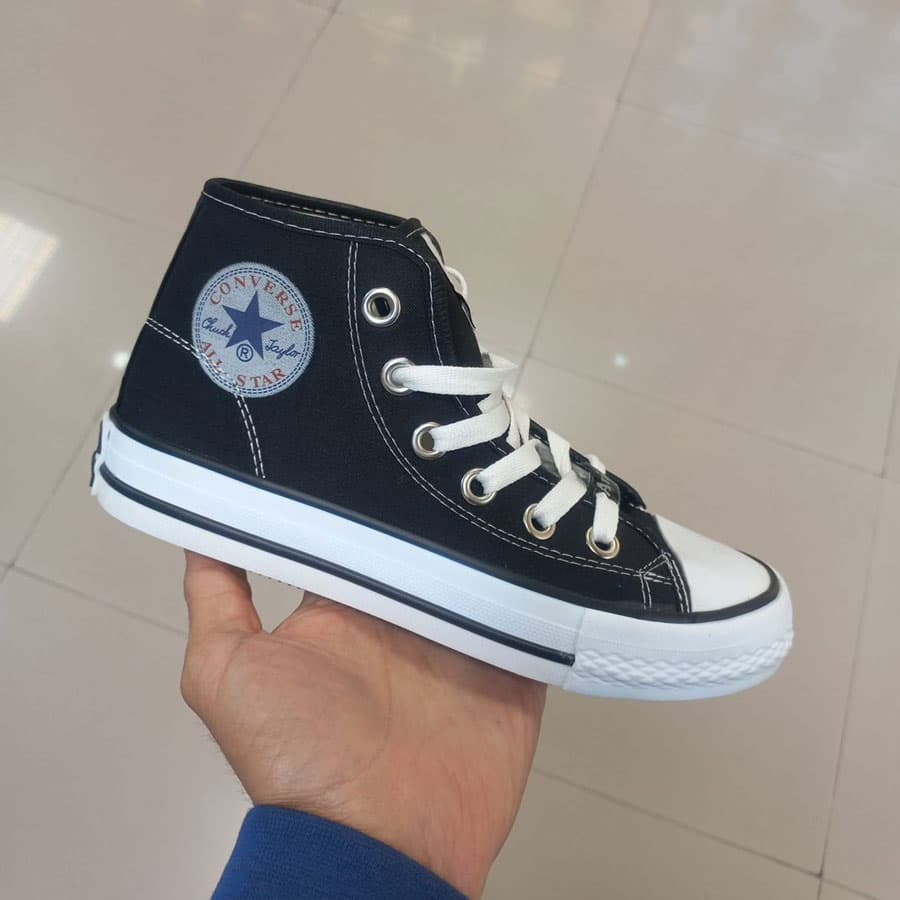 کفش آل استار ساق دار کانورس مشکی