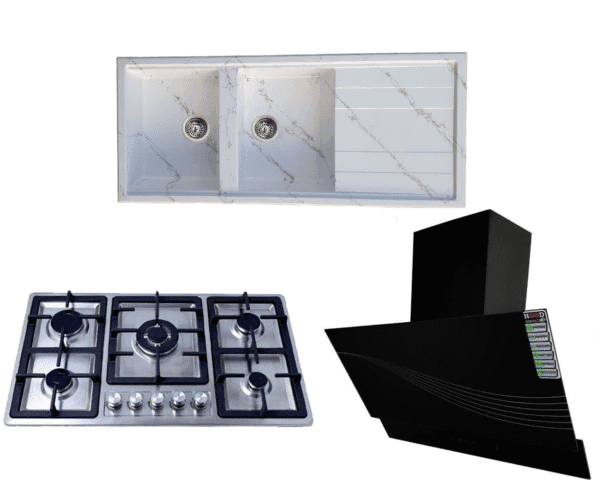 ست هود و گاز و سینک نوریس مدل کیان