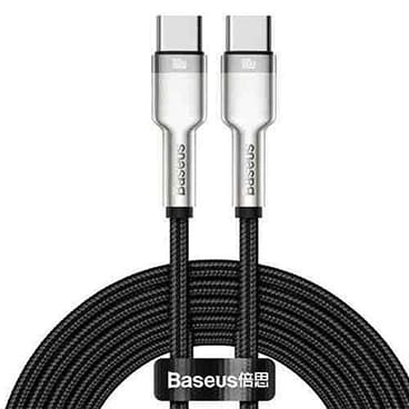 کابل تایپ سی به تایپ سی باسئوس مدل CATJK-D01 به طول 2 متر – توان 100 وات