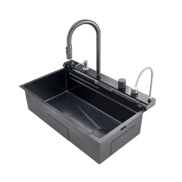 سینک ظرفشویی استیل توکار مدل پیانویی ٧ كليد