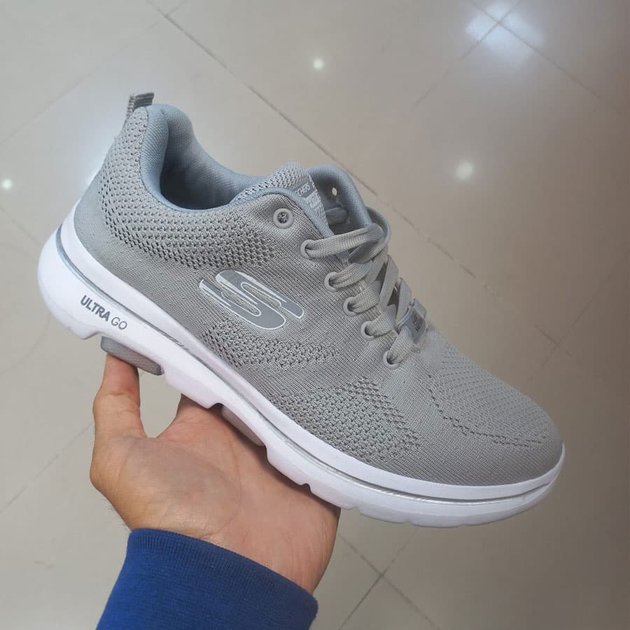 کفش پیاده روی طوسی کد 4345