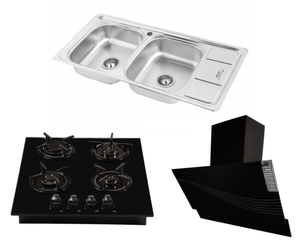 ست هود و گاز و سینک نوریس مدل رامان