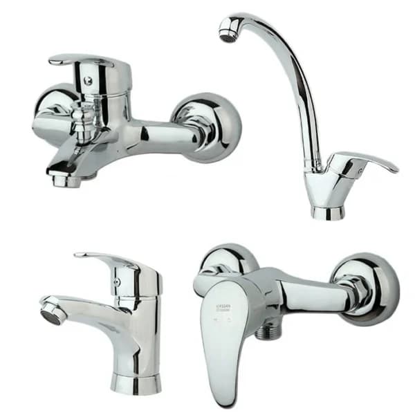 ست شیرآلات راسان مدل درسا کروم