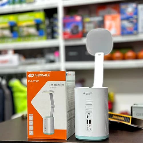 چراغ LED رومیزی اسپیکردار کامی سیف مدل KM-6722