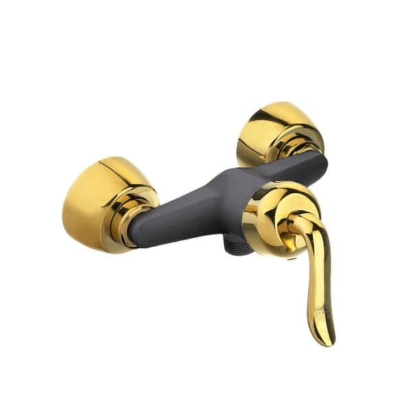 شیر توالت قاجاری مشکی طلایی