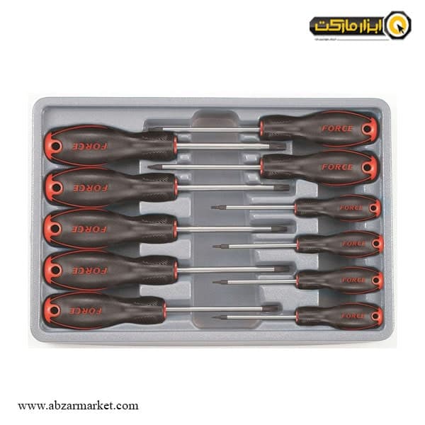 ست پیچ گوشتی ستاره ای فورس 11 عددی مدل 2119