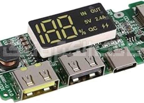ماژول پاور بانک TYPE C با نمایشگر درصد شارژر باتری H961-AN1000