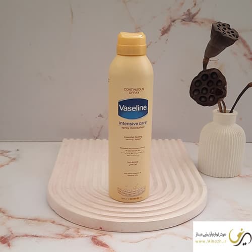 اسپری لوسیون بدن جو دو سر برند وازلین Intensive Care Spray Moisturizer