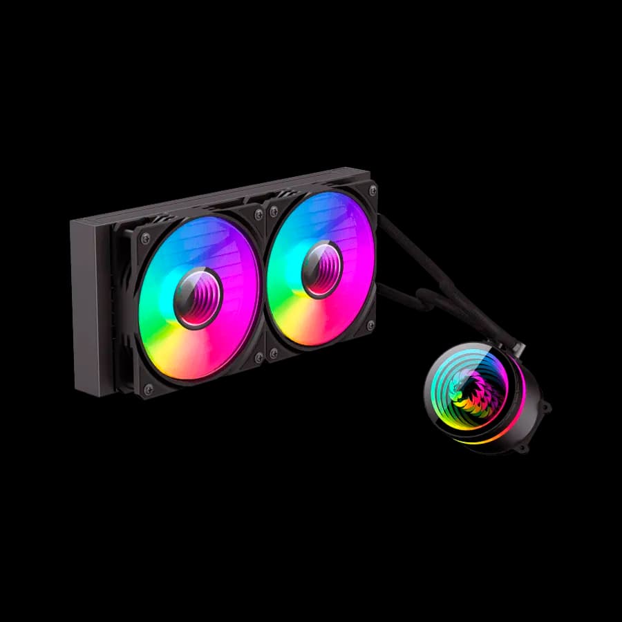 خنک کننده پردازنده گیم مکس Gamemax IceBurg Infinity 240 رنگ مشکی