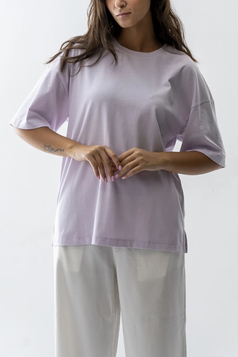 تیشرت ریلکس فیت چاکدار زنانه