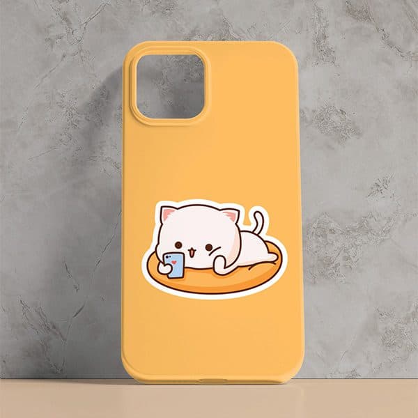 قاب گوشی موبایل طرح موچی موچی (Mochi Cat) کد CAA474