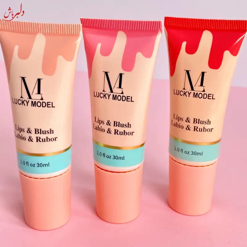 رژگونه و رژلب پددار تیوپی