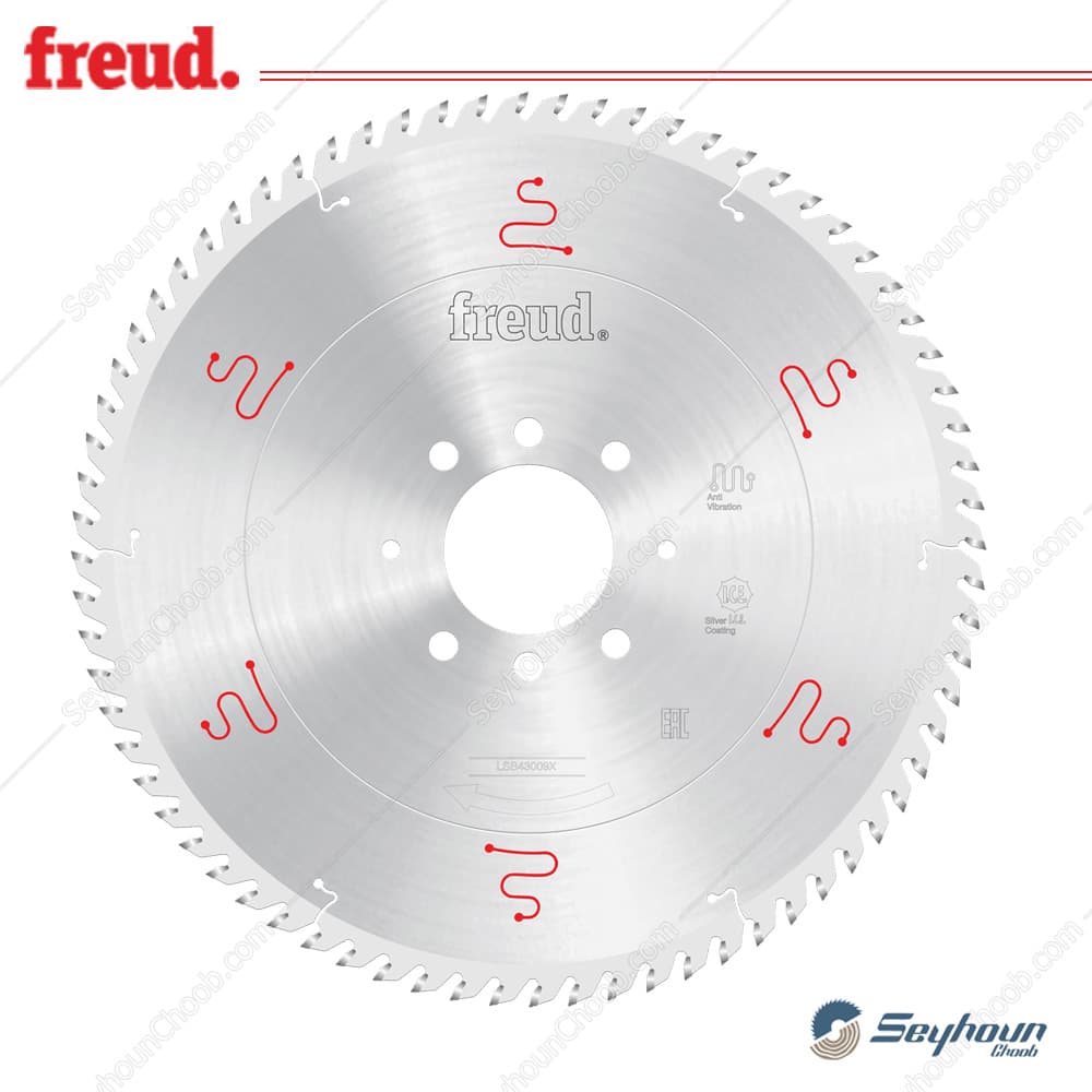 تیغ اره الماسه پانل بر 43 سانتی متر 72 دندانه فرود مدل FREUD LSB43009X