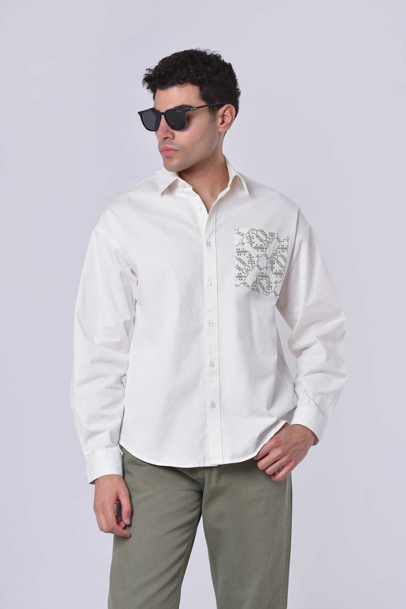 پیراهن آستین بلند گلدوزی