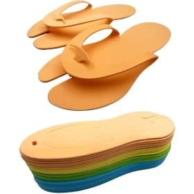 دمپایی پدیکور یکبارمصرف لا انگشتی بسته 100 عددی مدل RE-01 جفتی