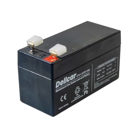 باتری خشک 12 ولت 1.3 آمپر ساعت مارک Dellcar