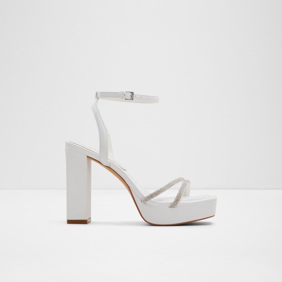 صندل پاشنه دار زنانه سفید آلدو TINTIN – ALDO