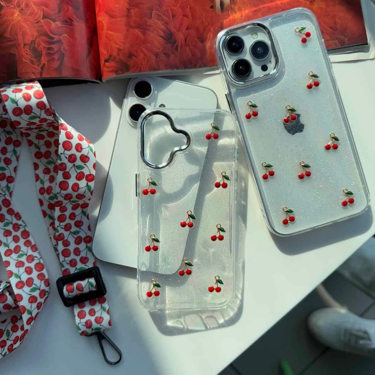 قاب آیفون آلبالو شاین شفاف