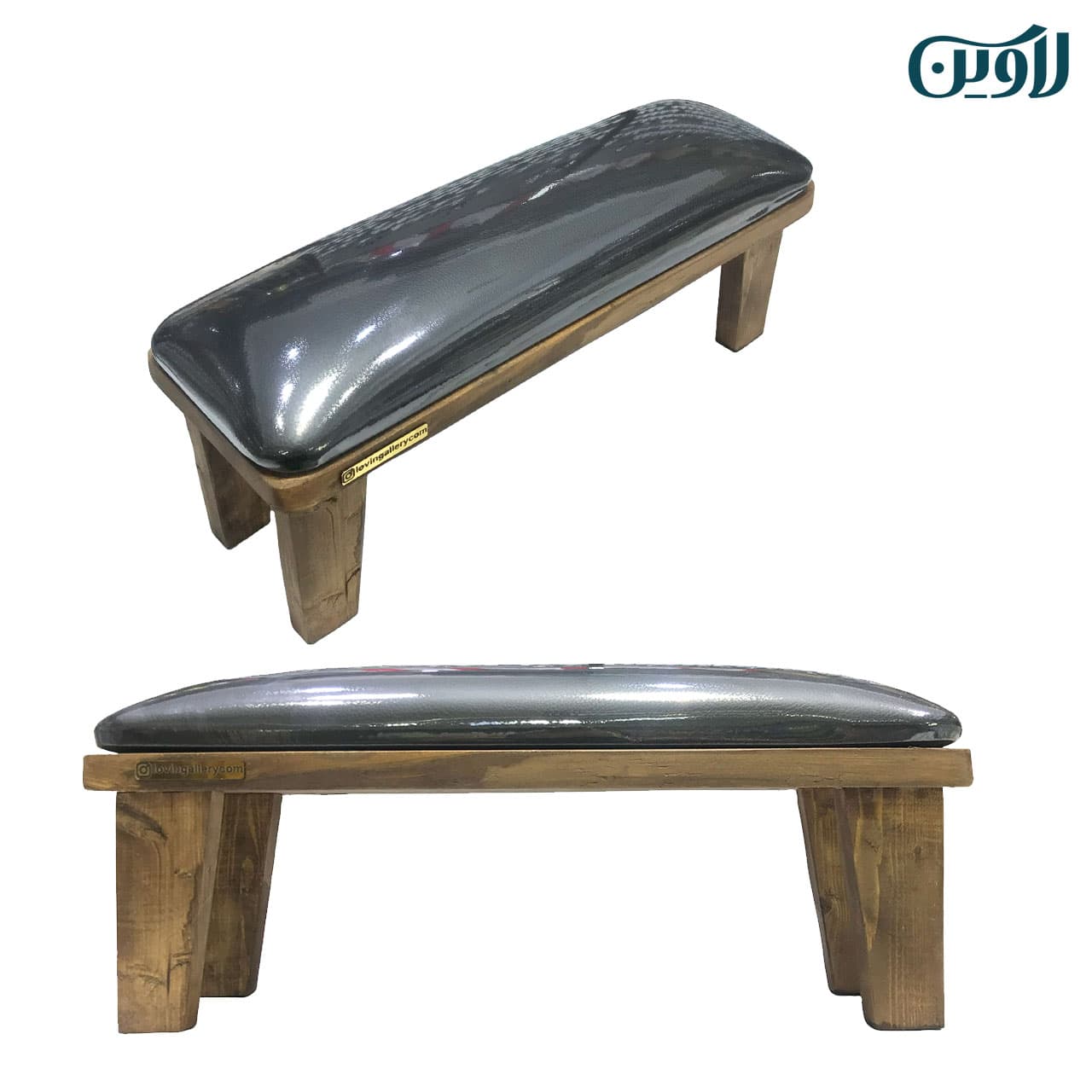 زیر دستی چوبی ترمو وود کاشت ناخن مشکی