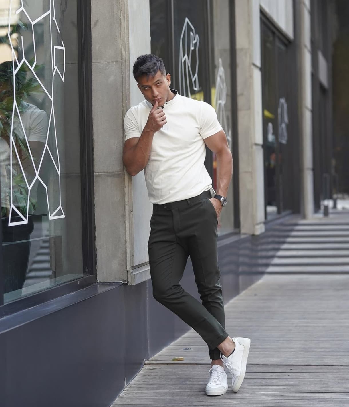 تیشرت سفید ساده مردانه نخ پنبه اعلا - اورجینال دیلم