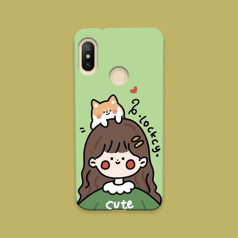 قاب گوشی شیائومی Mi A2 Lite طرح دخترانه