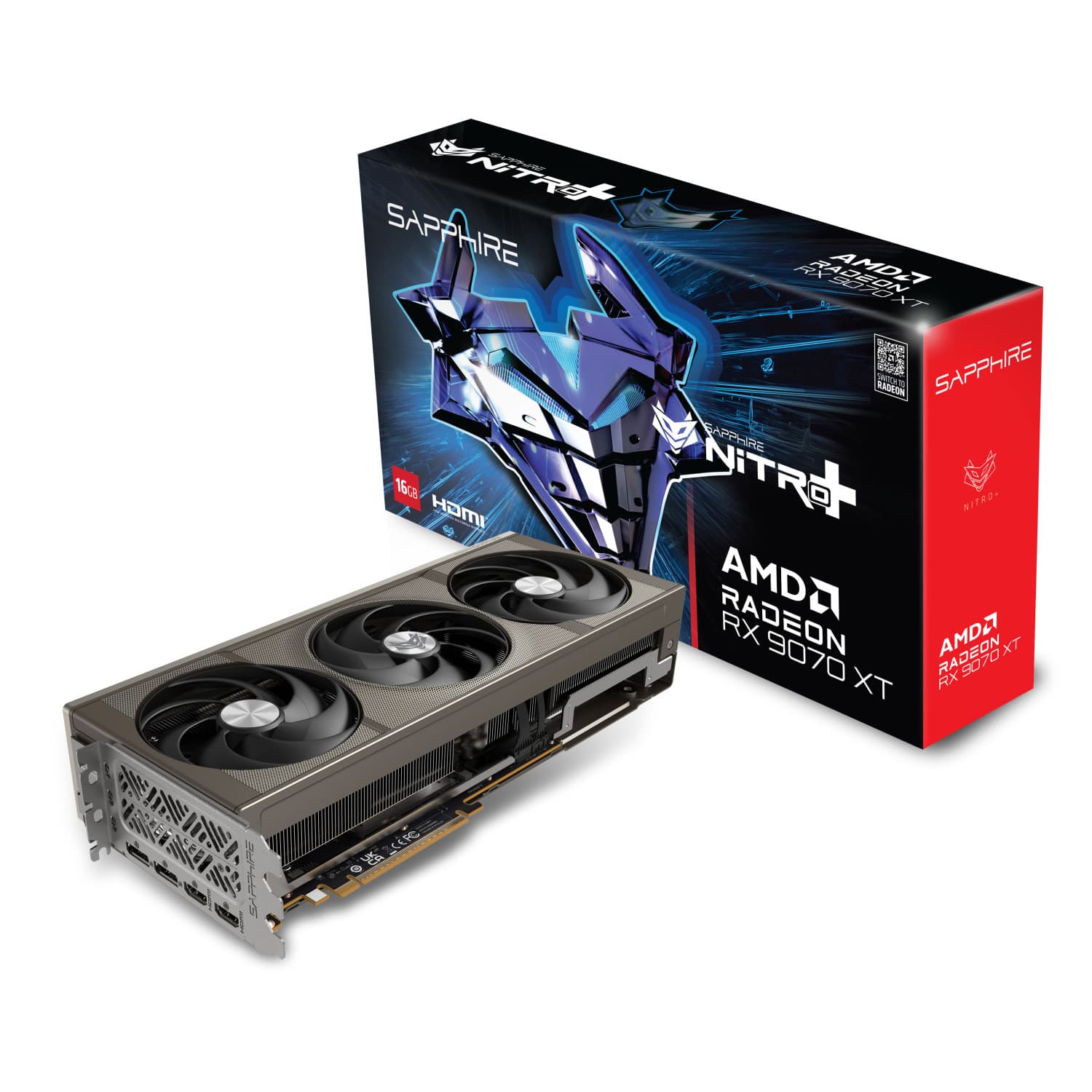 کارت گرافیک سافایر مدل NITRO+ Radeon RX 9070 XT OC 16GB