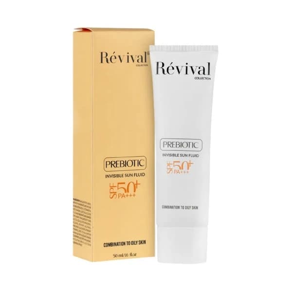 فلوئید ضد آفتاب بدون رنگ کلکسیون رویوال spf 50 مناسب پوست های چرب و مختلط حجم 50 میلی لیتر