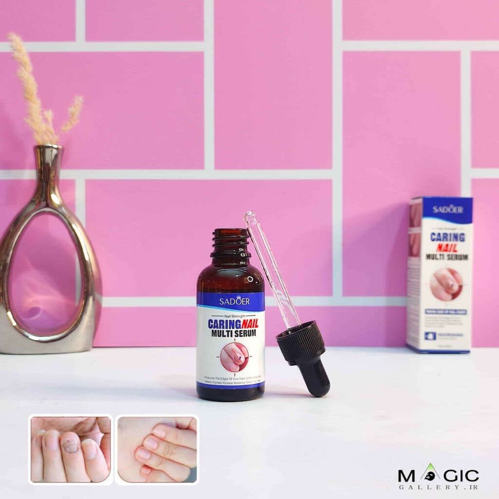 سرم تقویت و ترمیم ناخن سادور ۳۰ میلی لیتر (Sadoer Caring Nail Multi Serum) – آبرسان و استحکام‌ بخش ناخن