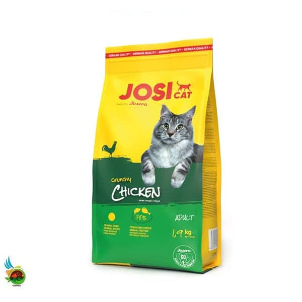 غذای خشک گربه بالغ جوسی کت طعم مرغ Josicat crunchy chicken وزن ۱.۹ کیلوگرم
