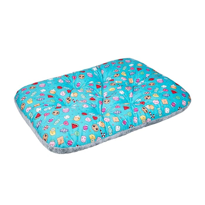 تشک سگ و گربه جنس پارچه مبلی لطیف و با دوام طرح آبنباتی نیناپت ابعاد 65×85 سانتی مترکد 3698