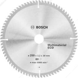 تیغ اره گرد آلومینیوم و ام دی اف بوش ابعاد 80×30×250 مدل 2608641805